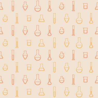 Kimya Laboratuar kapkacakları tasarımınız için ile Seamless Modeli