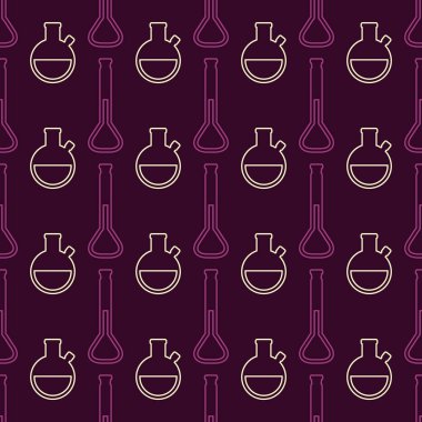 Kimya Laboratuar kapkacakları tasarımınız için ile Seamless Modeli