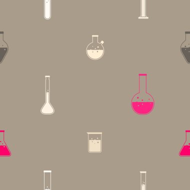 Kimya Laboratuar kapkacakları tasarımınız için ile Seamless Modeli