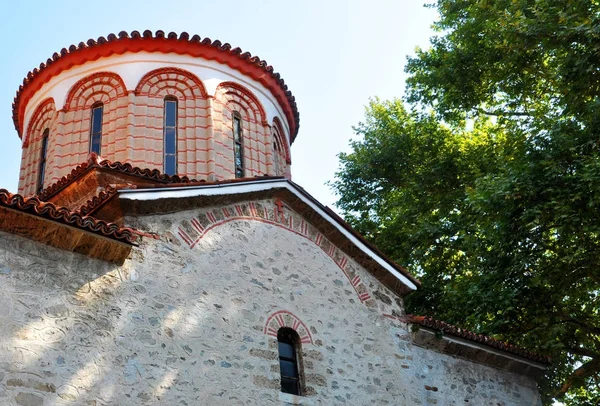 Telhado Uma Antiga Igreja Ortodoxa Construída Pedras — Fotografia de Stock