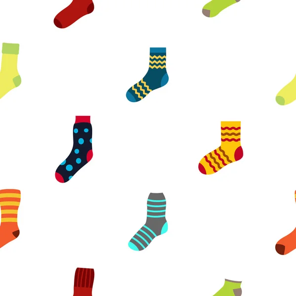 无缝模式与袜子为您的设计 — 图库矢量图片