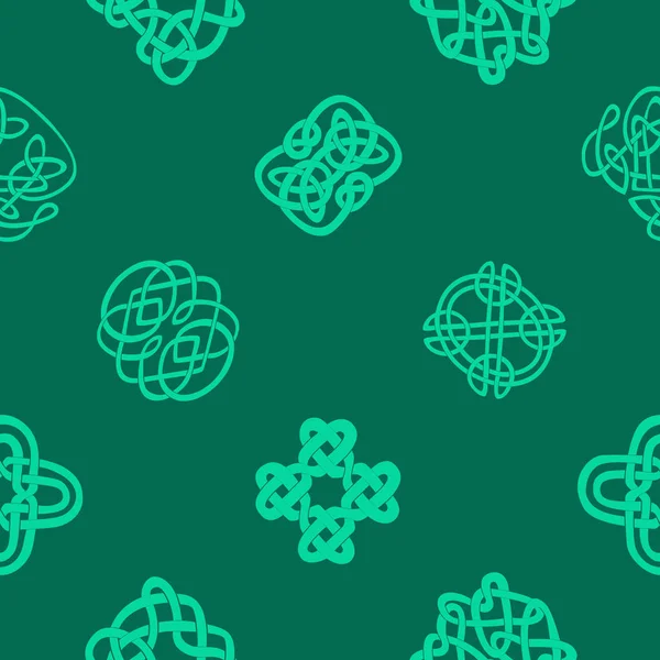 Tasarımınız Için Celtic Geometrik Süsleme Ile Sorunsuz Arka Plan — Stok Vektör