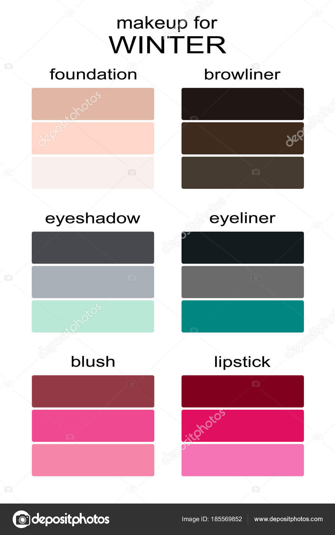 Best Makeup Colors Winter Type - Winter Makeup Colors Best Makeup Colors Winter Type - Winter Makeup Colors