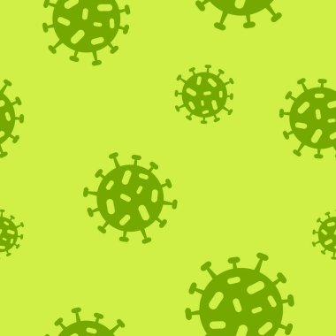 Tasarımınız için Coronavirus ile kusursuz desen