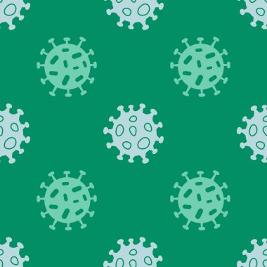 Tasarımınız için Coronavirus ile kusursuz desen