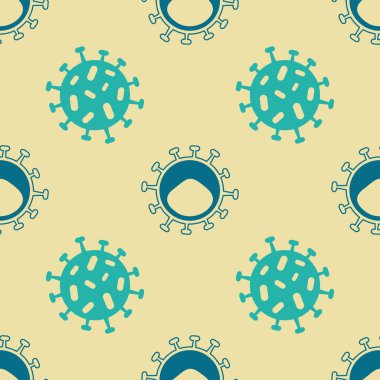 Tasarımınız için Coronavirus ile kusursuz desen