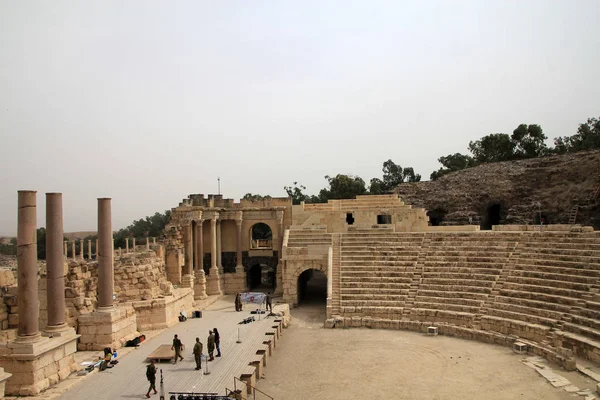 Ruiny Beit Shean Izraelu — Zdjęcie stockowe