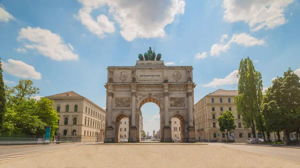 Puerta de la Victoria de Munich Imágenes de stock libres de derechos