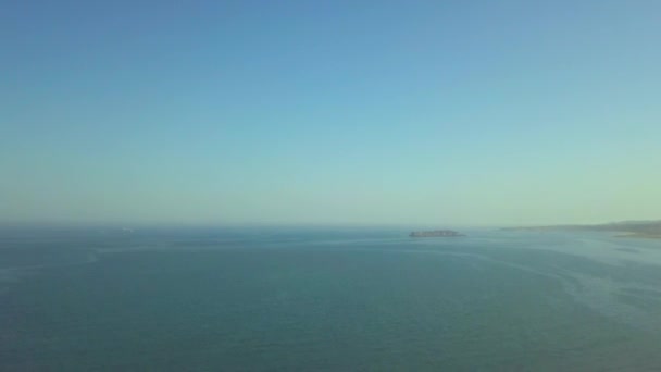 Панорамний Вид Дрона Малих Скелястих Островів Перській Залі Відео Знято — стокове відео