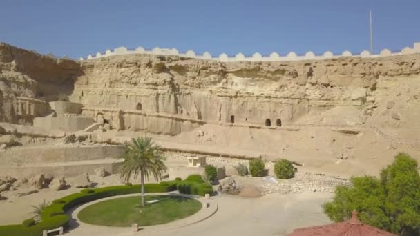 Khorbas Cave Complex Gelegen Aan Zuidkust Van Het Eiland Keshm — Stockvideo