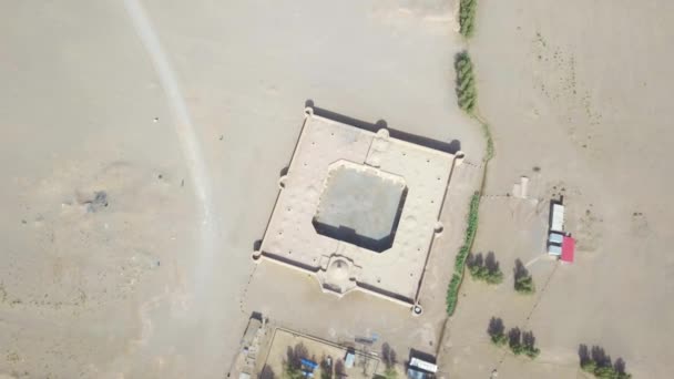 Maranjab Caravanserai Iran Dans Désert Est Des Ont Été Construits — Video