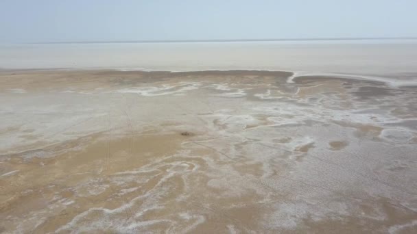 Herrliche Aussicht Von Oben Auf Die Maranjob Wüste Langsam Entfernt — Stockvideo