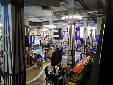 Bekasi, Batı Java, Endonezya, Kasım 12019: Transmart Mall Endonezya 'da yer almaktadır. Transmart Bekasi 'deki en büyük alışveriş merkezidir.