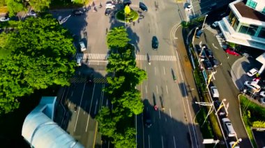 Bekasi, Batı Java, Endonezya - 10 Şubat 2020: Skyline Hava Çekimi. Summarecon Bekasi 'de konut ortamı. Bekasi 'deki en büyük konutlardan biri.