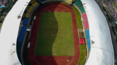 Aerial View - İHA 'dan Bekasi' nin en büyük stadyumu. Endonezya