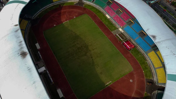 Vue Aérienne Grand Stade Bekasi Depuis Drone Indonésie — Photo