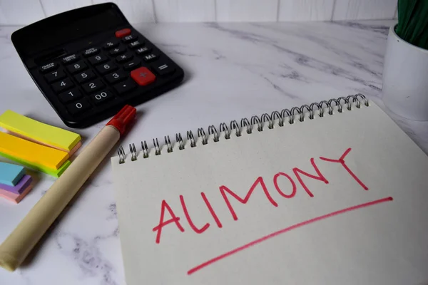 Armonía Escribir Libro Palabra Clave Aislada Office Desk — Foto de Stock