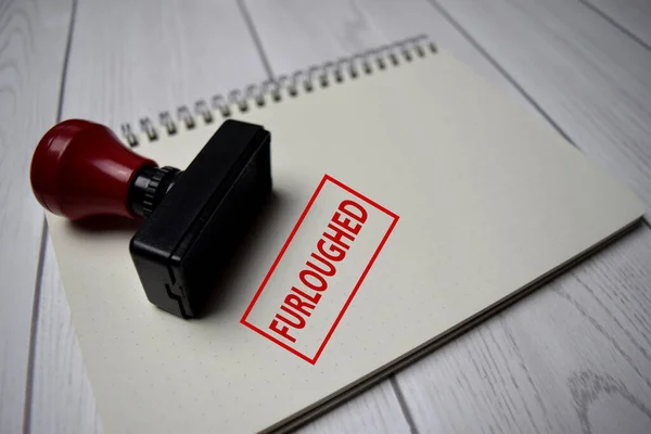 Stamper Caoutchouc Poignée Rouge Texte Fourré Isolé Sur Fond Blanc — Photo