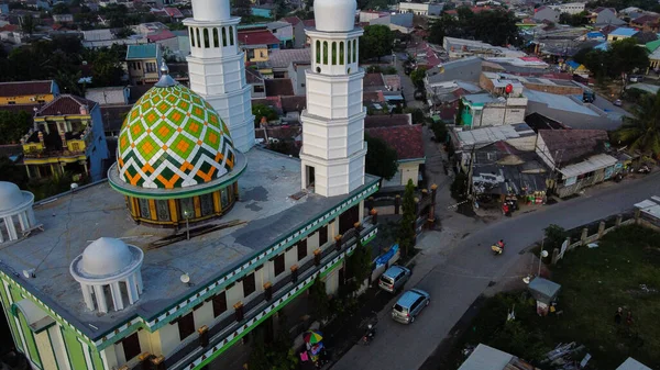 Τζαμί Απόγευμα Στο Bekasi Ινδονησία Μεγάλο Τζαμί Είναι Ένα Μεγάλο — Φωτογραφία Αρχείου