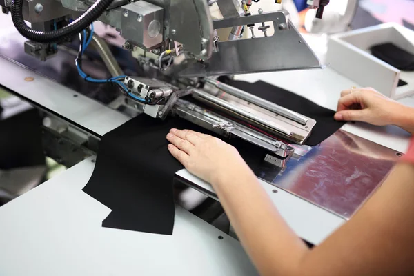 Seamstress sewn pockets — Stock Photo, Image