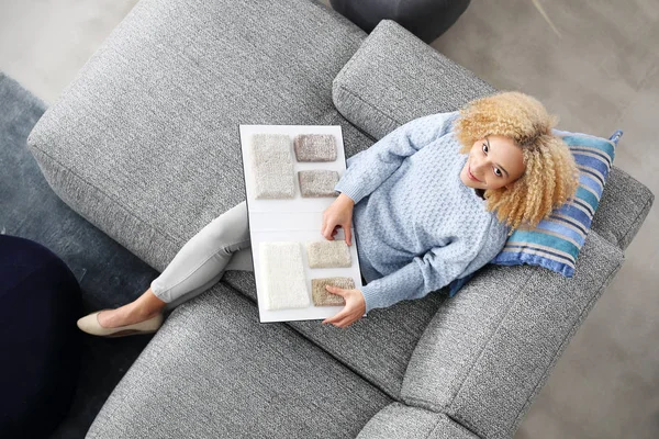 Arranging your living room. — Stock Photo, Image