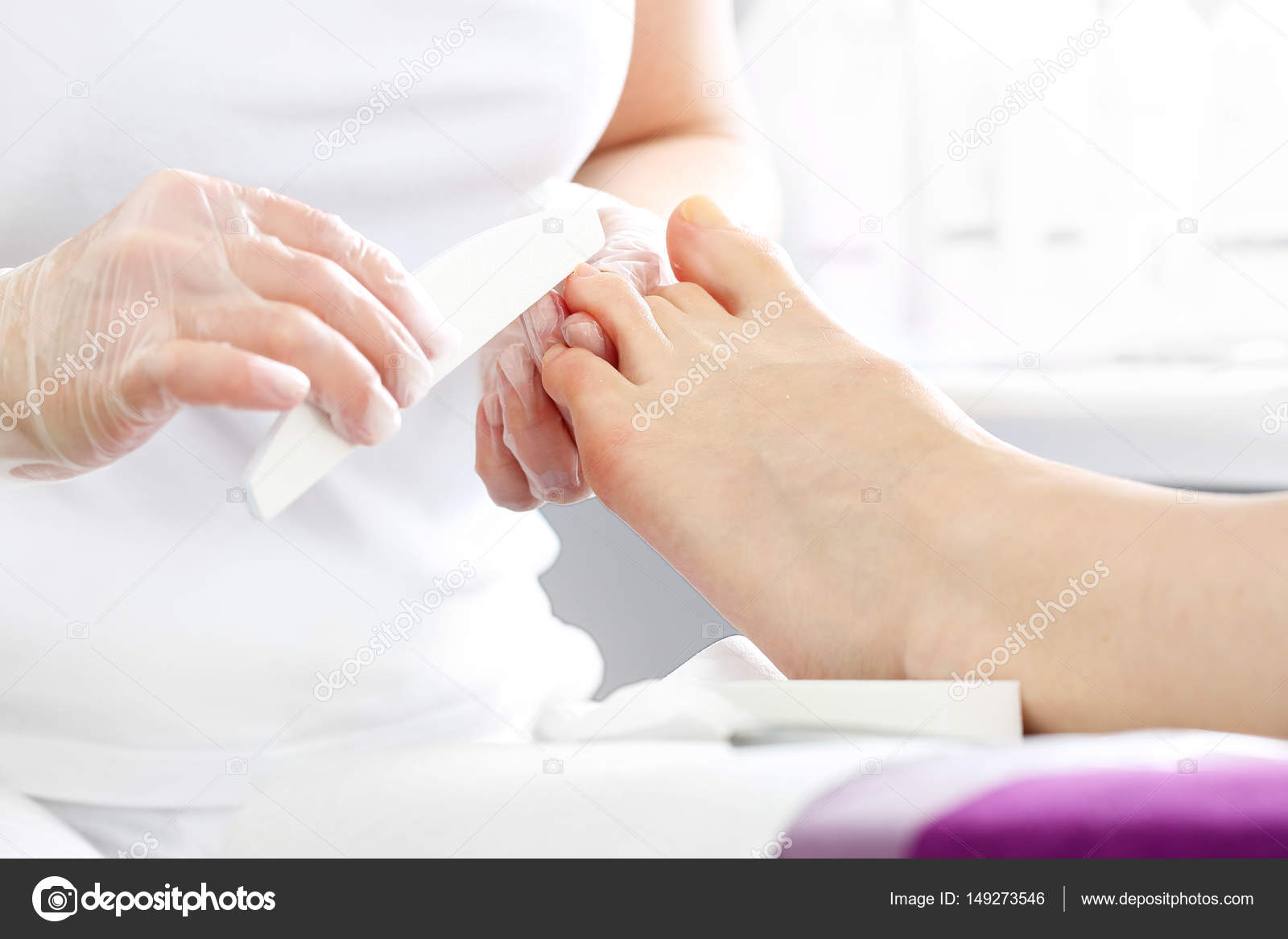Foot care, pedicure. — Stock Photo © robertprzybysz 149273546