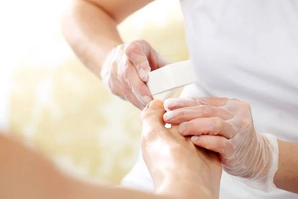 Salão de beleza, Pedicure . — Fotografia de Stock