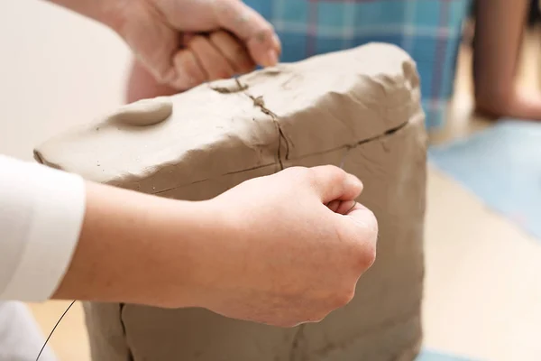 Argilla naturale per ceramica — Foto Stock