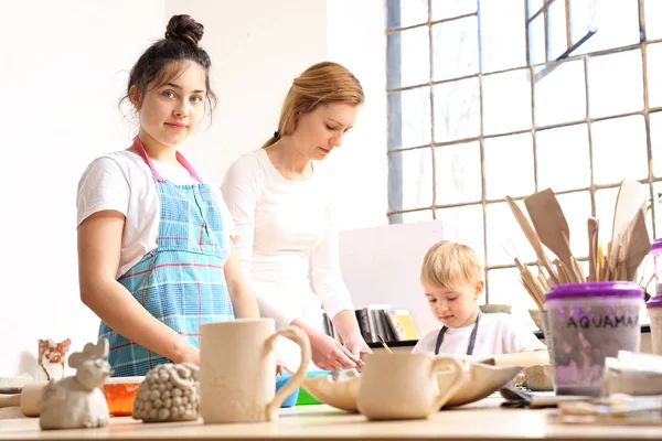 Kreativkurse für Kinder. — Stockfoto