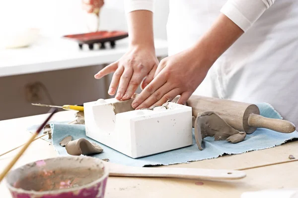 Cerámica y cerámica Pintura de arcilla — Foto de Stock