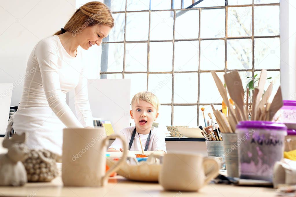 Ceramics for children.