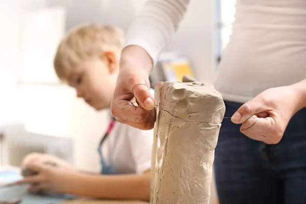 Natural clay for ceramics — Stock Photo, Image