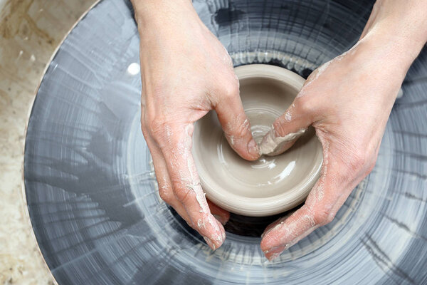 Ceramic workshop. Pottery.