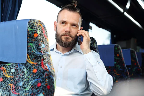 Reizen per bus. — Stockfoto