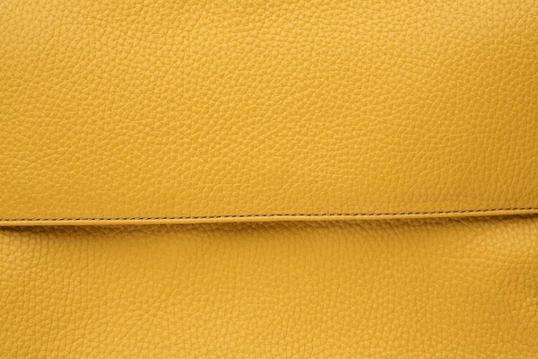 Gelber Lederhintergrund Und Textur Hintergrund Aus Natürlich Gefärbtem Leder — Stockfoto