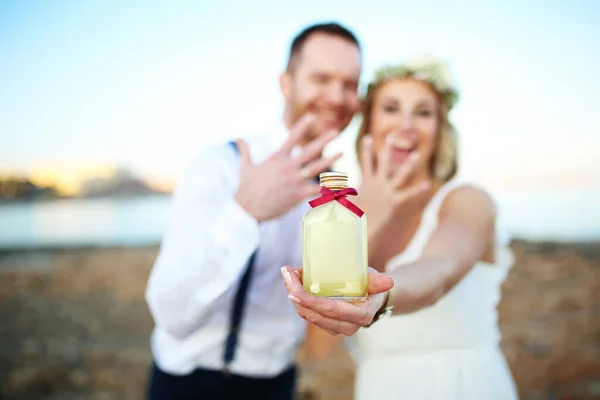 Casamento Uma Bela Cerimônia Casamento Sob Céu Aberto — Fotografia de Stock