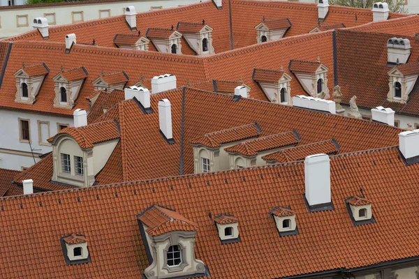 Roofs of Prague Royalty Free Stock Photos