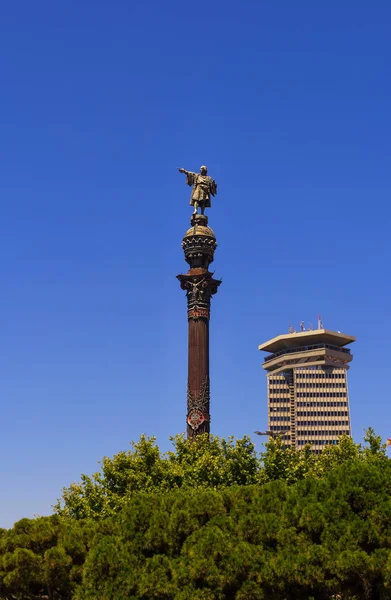 The monument of Christopher Columbus — Stock Photo, Image