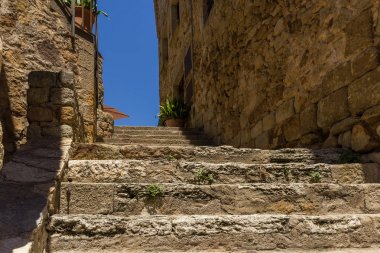 Pals Ortaçağ kenti Katalonya, İspanya