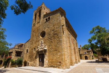 Sant Pere Church in Pals, Spain clipart