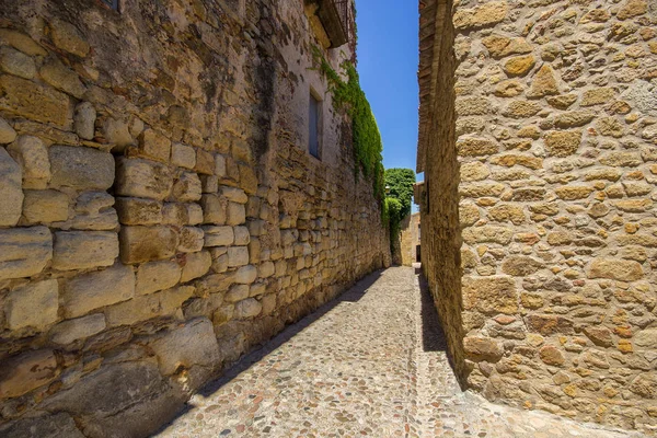 Pals cidade medieval na Catalunha, Espanha — Fotografia de Stock