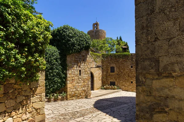 Pals medeltida stad i Katalonien, Spanien — Stockfoto