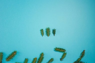 Mavi kış tatil arka plan