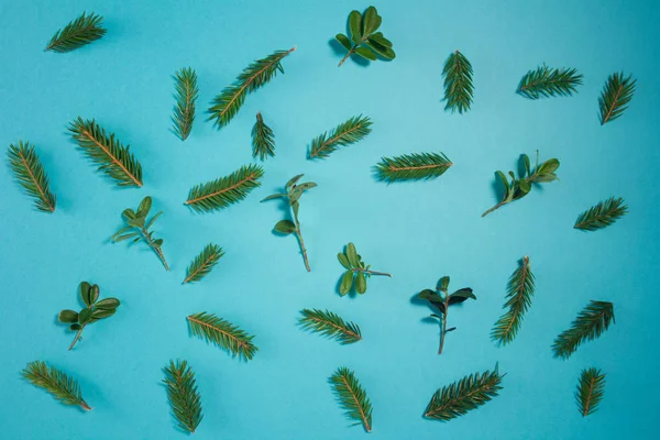 Fondo Azul Vacaciones Invierno — Foto de Stock