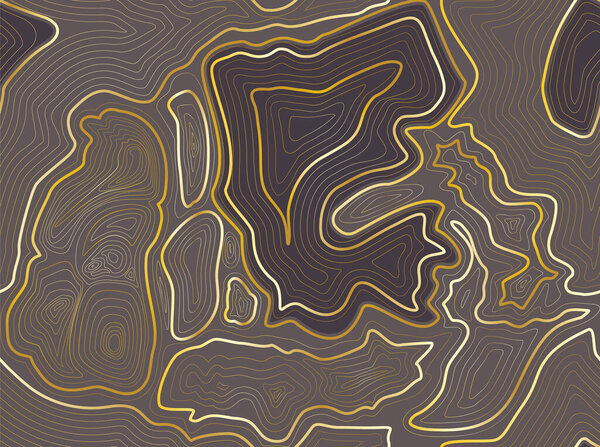Topographic map colorful abstract background with contour altitude lines. The stylized height of the topographic map contour in lines and contours.