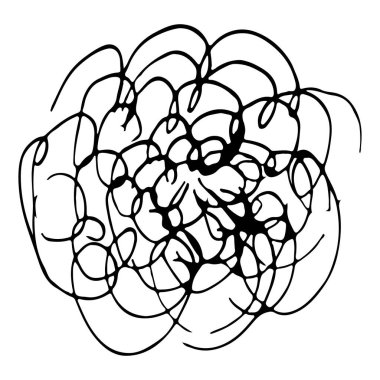 El çizgili desen. Siyah ve beyaz. Tasarım ögeleri jel kalemlerin etkisini çizer 