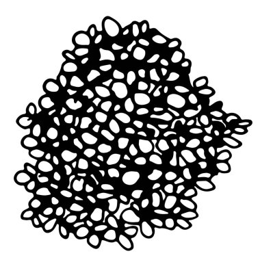 El çizgili desen. Siyah ve beyaz. Tasarım ögeleri çizilmiş vuruşlar (jel kalemlerin etkisi)