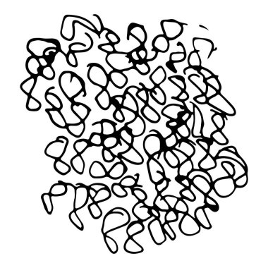 El çizgili desen. Siyah ve beyaz. Tasarım ögeleri çizilmiş vuruşlar (jel kalemlerin etkisi)