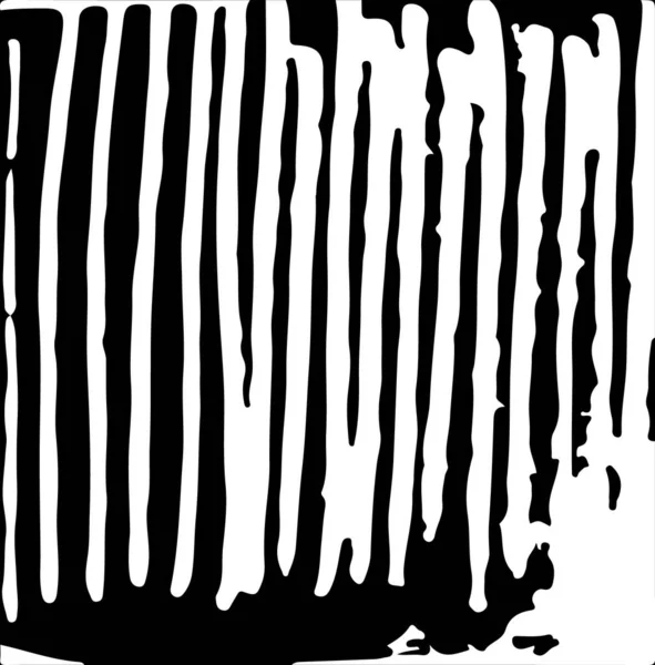 Nahtloses Handgezeichnetes Streifenmuster Schwarz Weiß Gestaltungselemente Gezeichnet Striche Die Wirkung — Stockvektor