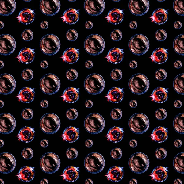 Handgezeichnete Sprechblase Auf Tafelhintergrund Musterblase — Stockfoto
